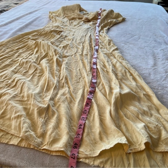 𝅺VINTAGE Nina Piccalino Yellow Sun Dress - Picture 5 of 6
